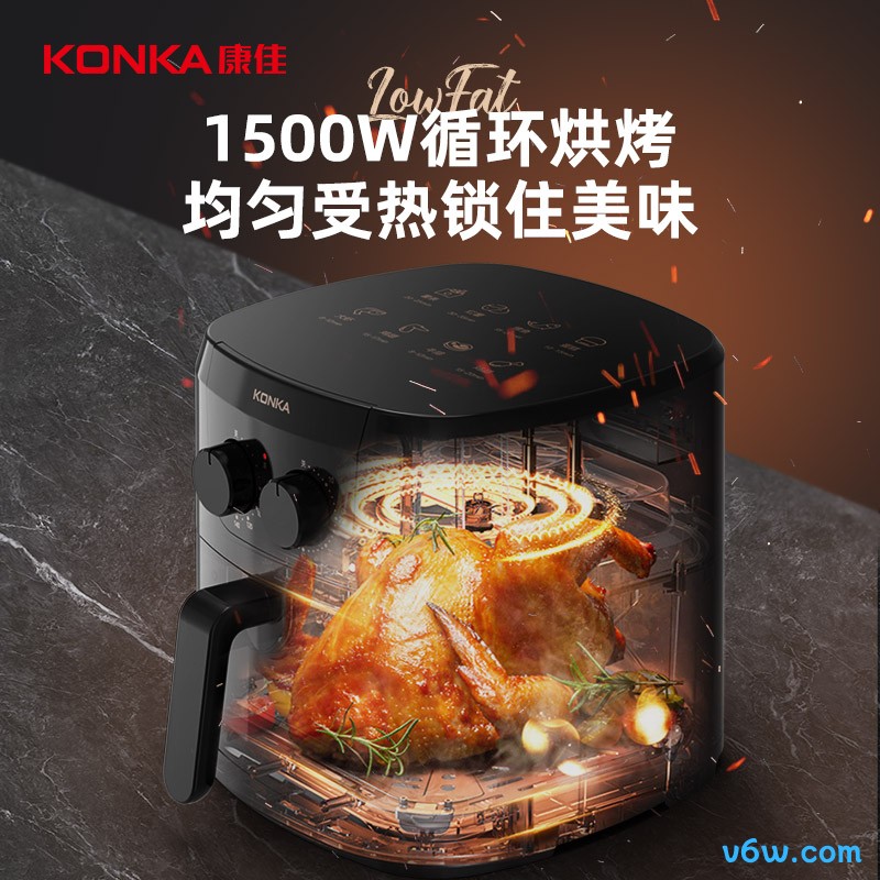 康佳KKZG-5012-W空气炸锅图片