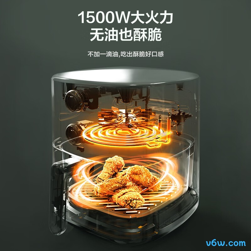 苏泊尔KJ55D122空气炸锅图片