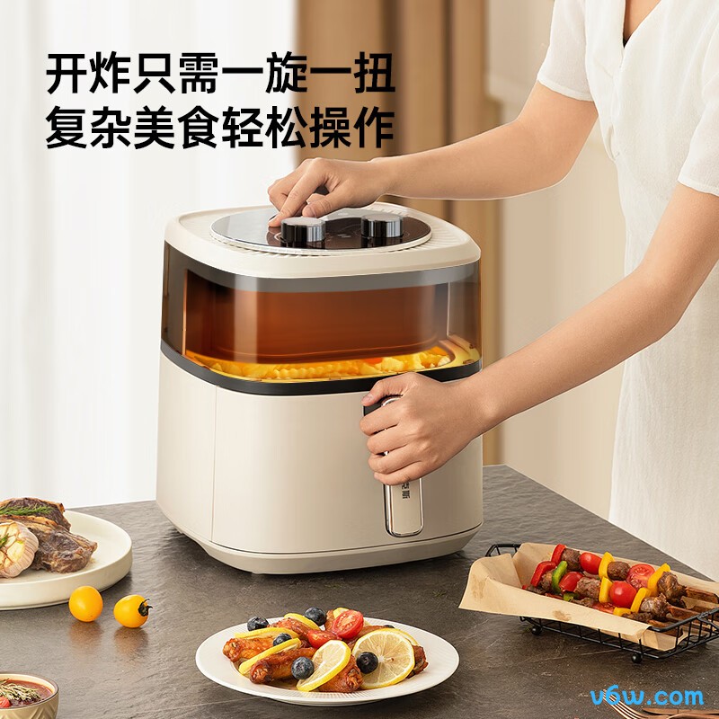 奥克斯AKZ-13A6004M空气炸锅图片