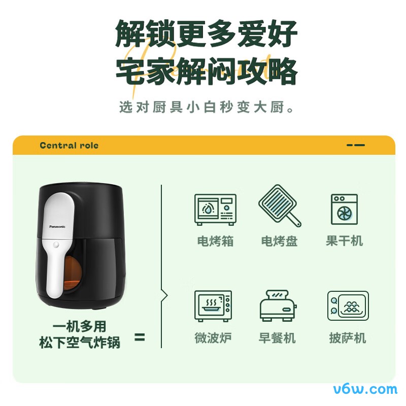 松下NF-HC150-K空气炸锅图片