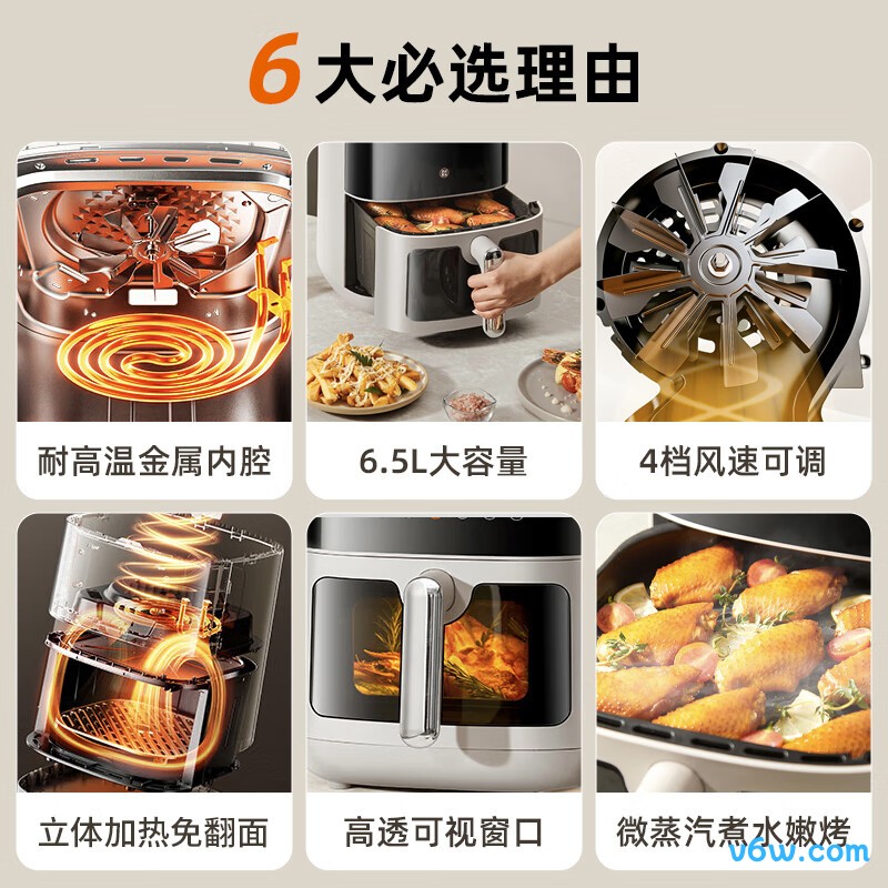 九阳KL65-V572空气炸锅图片