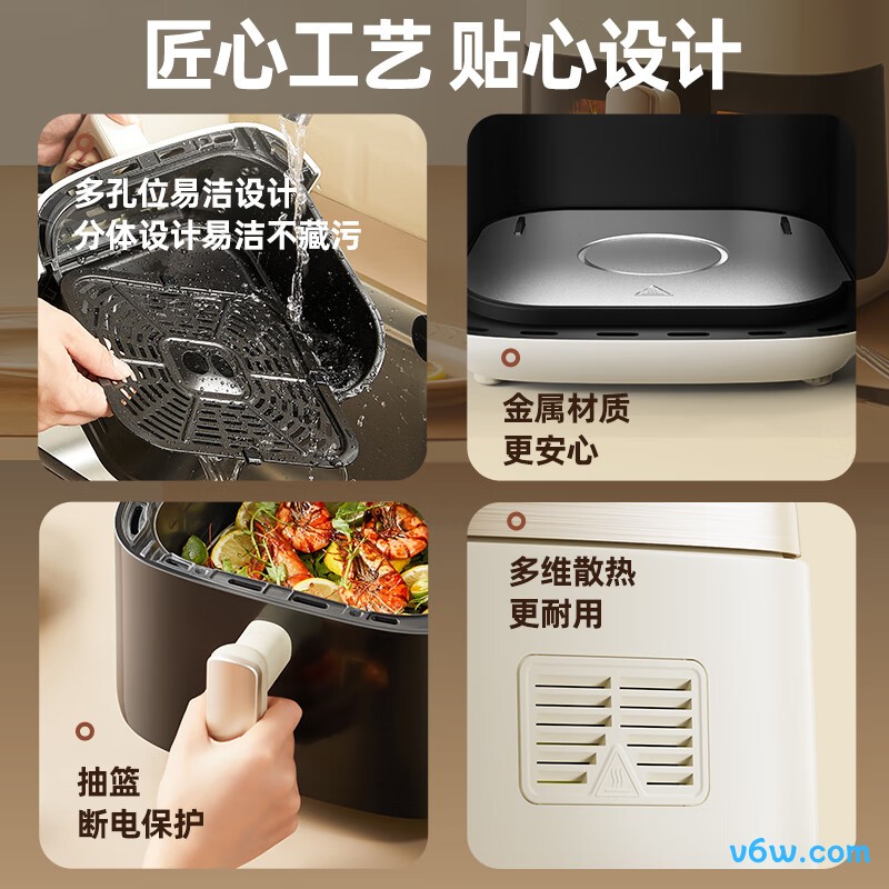 小熊QZG-P15R8空气炸锅图片