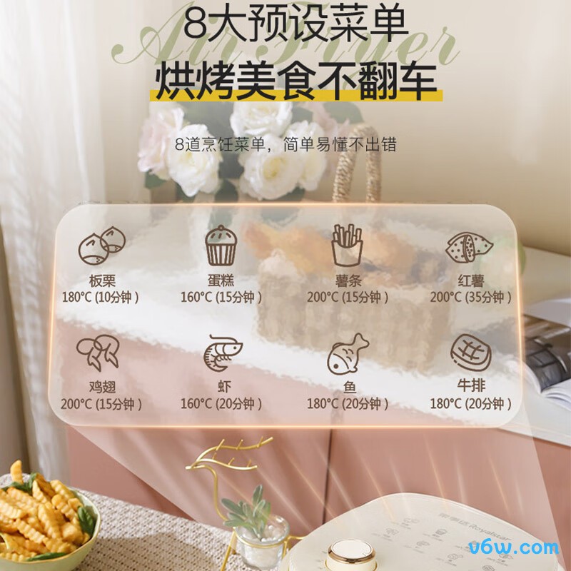荣事达RS-AF828空气炸锅图片