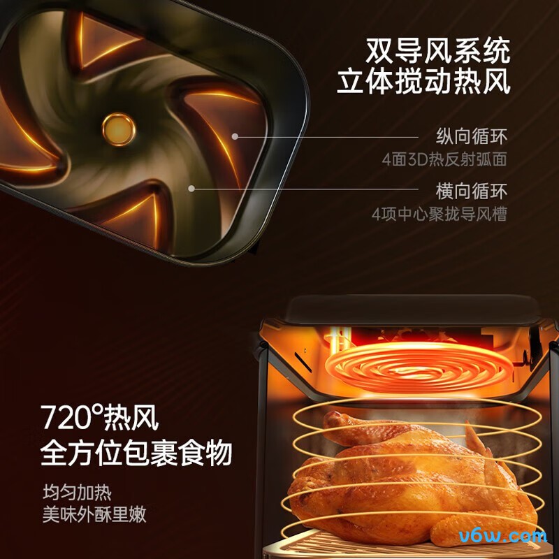 摩飞电器MR8100空气炸锅图片