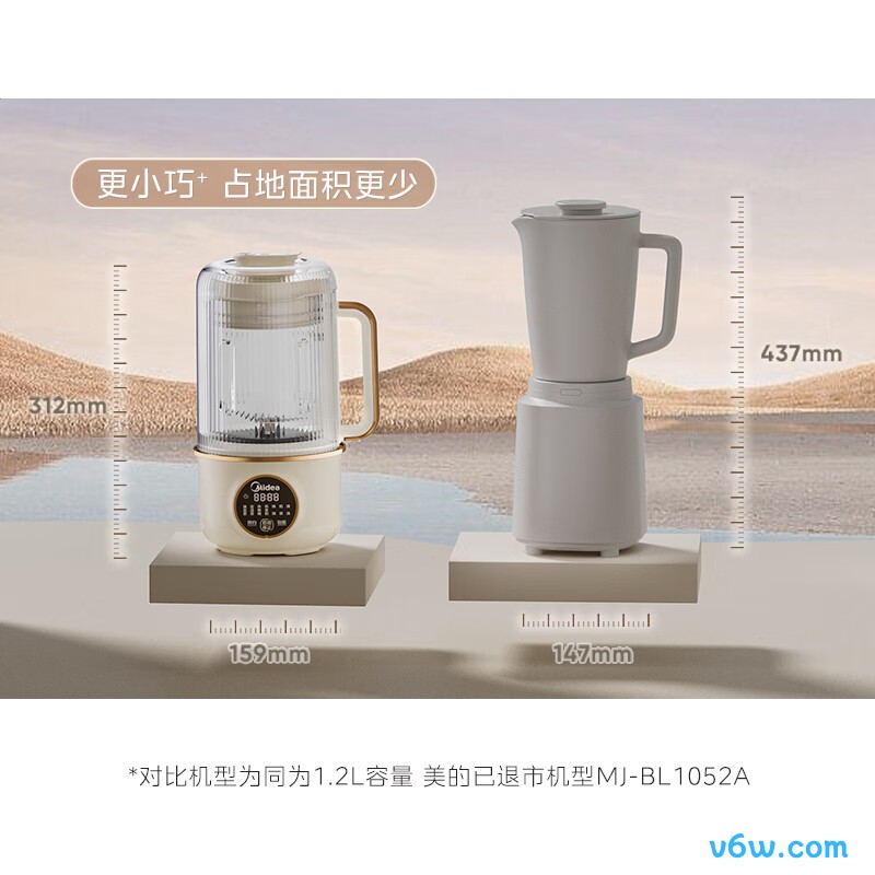 美的DJ12B-FB80E71豆浆机图片