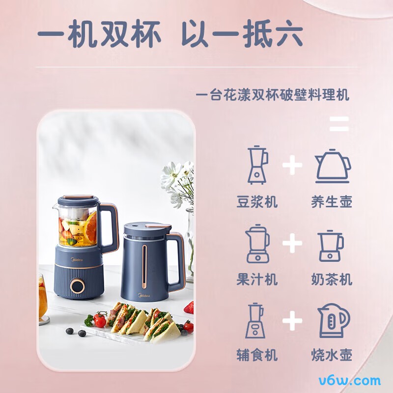 美的DJ06B-DJ80豆浆机图片