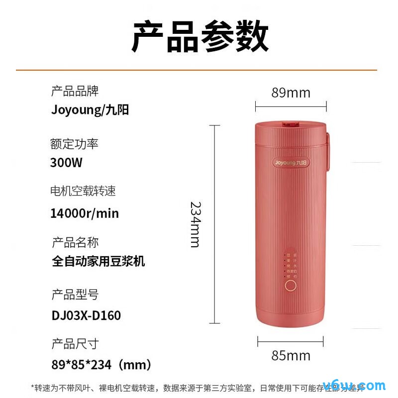 九阳DJ03X-D160豆浆机图片