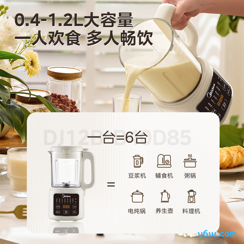 美的DJ12B-B40P70豆浆机图片