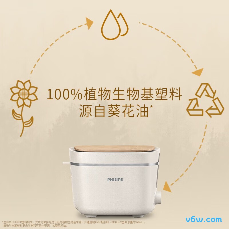 飞利浦HD2640/10面包机图片