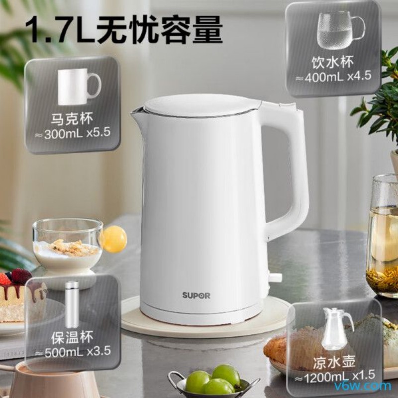苏泊尔SW-17J418电热水壶图片