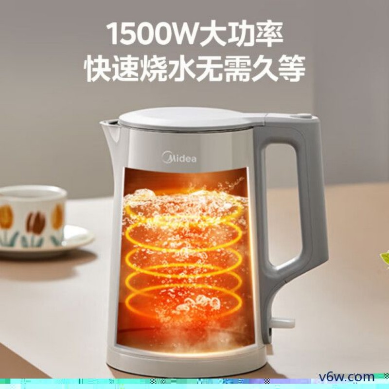 美的MK-SHE1750电热水壶图片