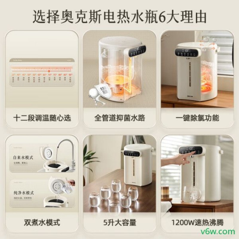 奥克斯ASP-12AK02电热水瓶图片