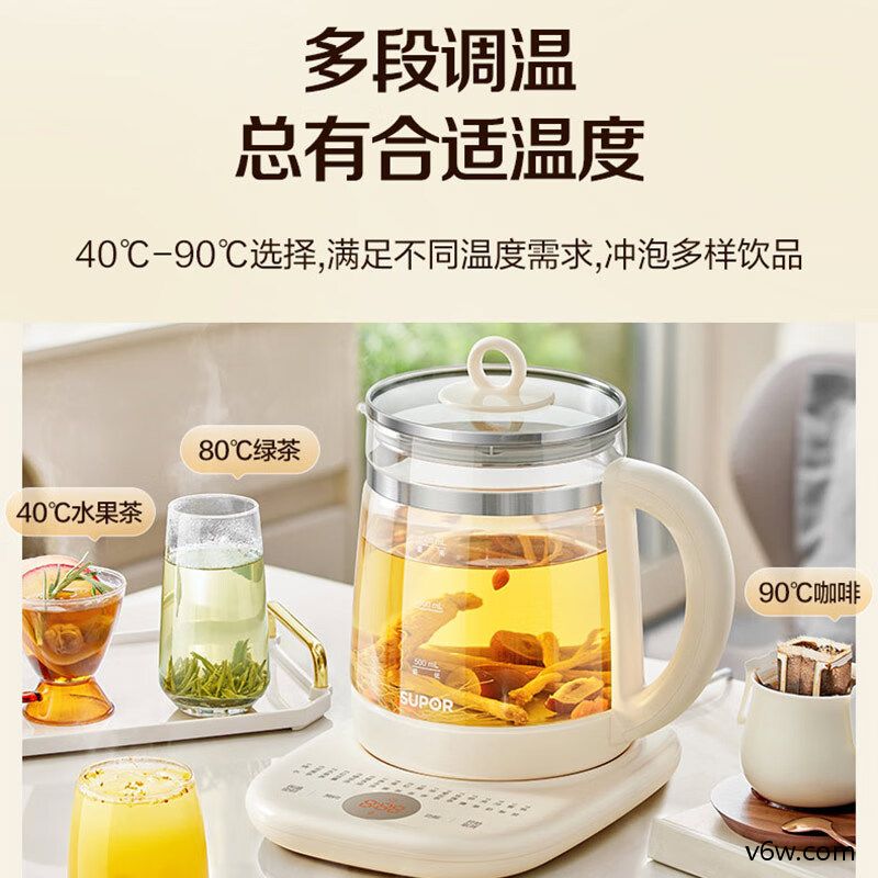 康佳KYSH-1838E-W养生壶图片