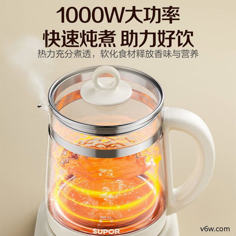 康佳KYSH-1838E-W养生壶图片