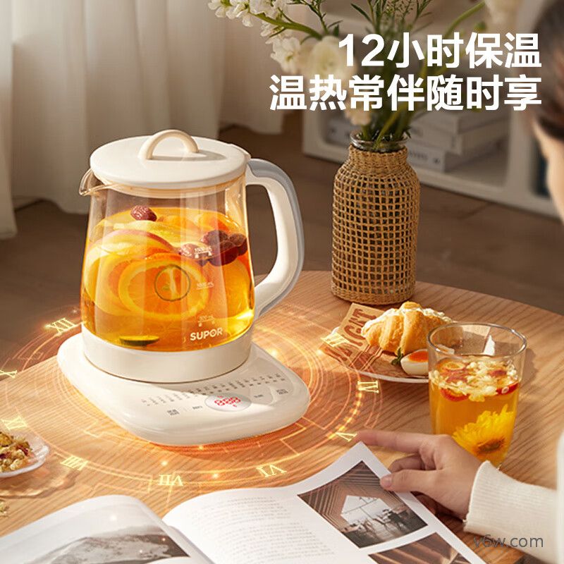 康佳KYSH-1836E-W养生壶图片