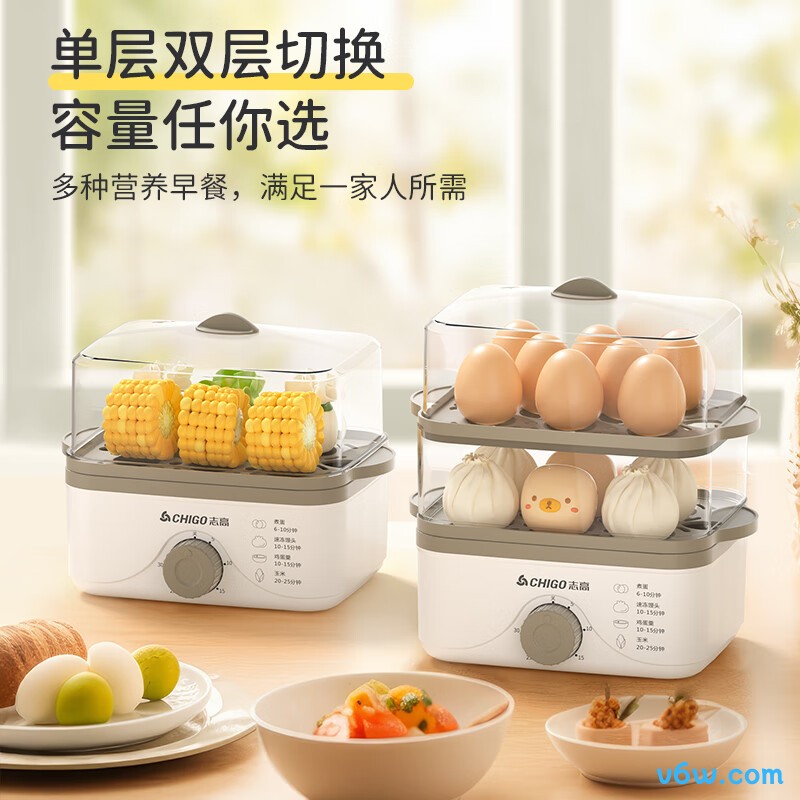 志高JPZDQ613煮蛋器图片