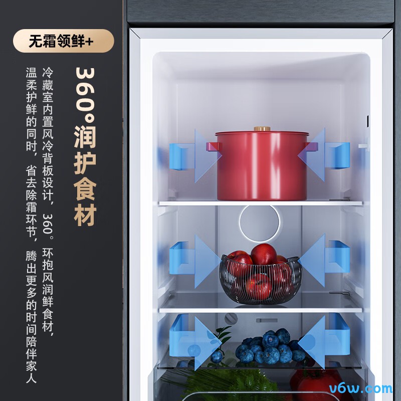 康佳BCD-212WEGY3S冰箱图片