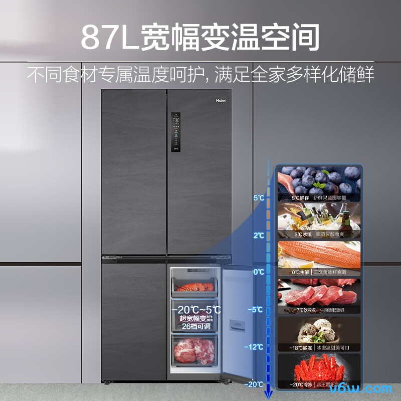 海尔BCD-505WGHTD14S8U1冰箱图片