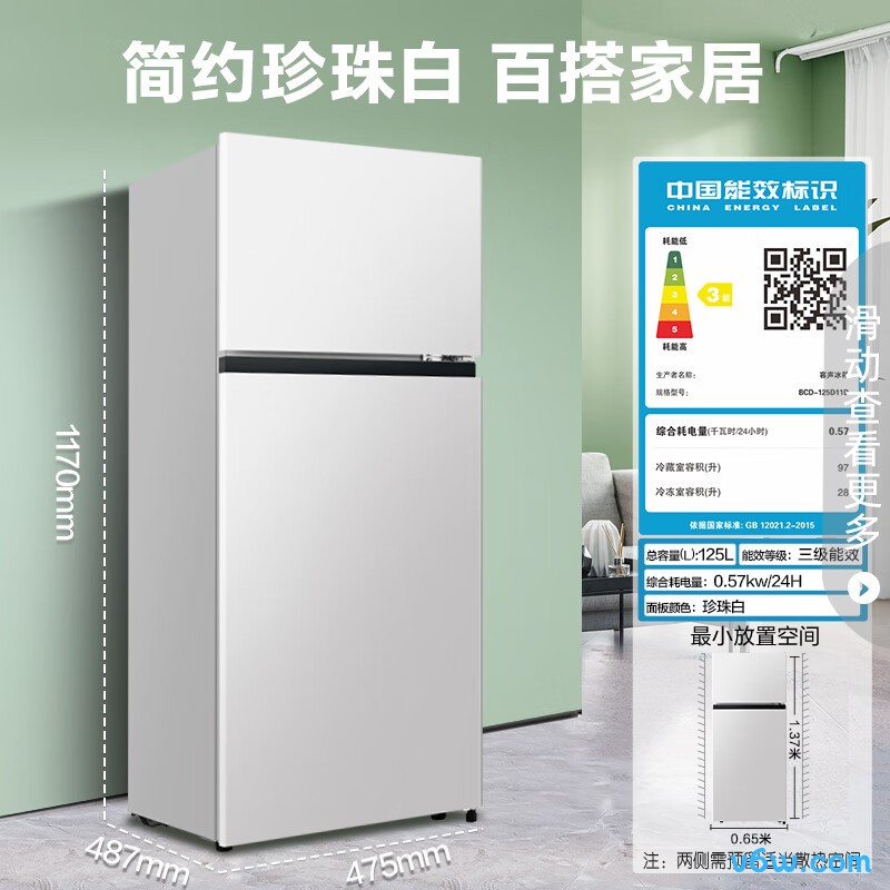 容声BCD-125D11D冰箱图片