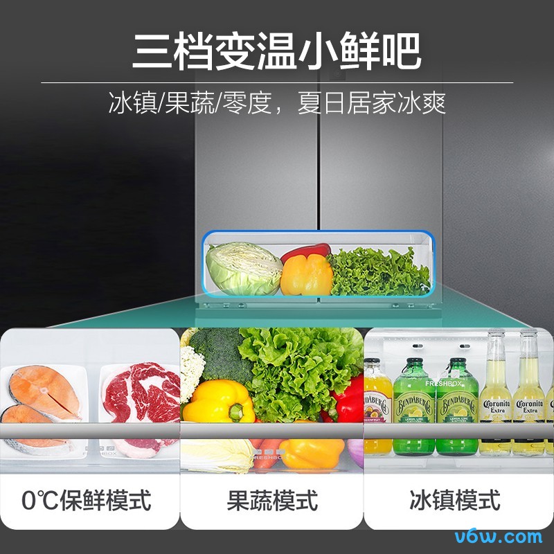 海尔BCD-335WLHFD9DS9冰箱图片