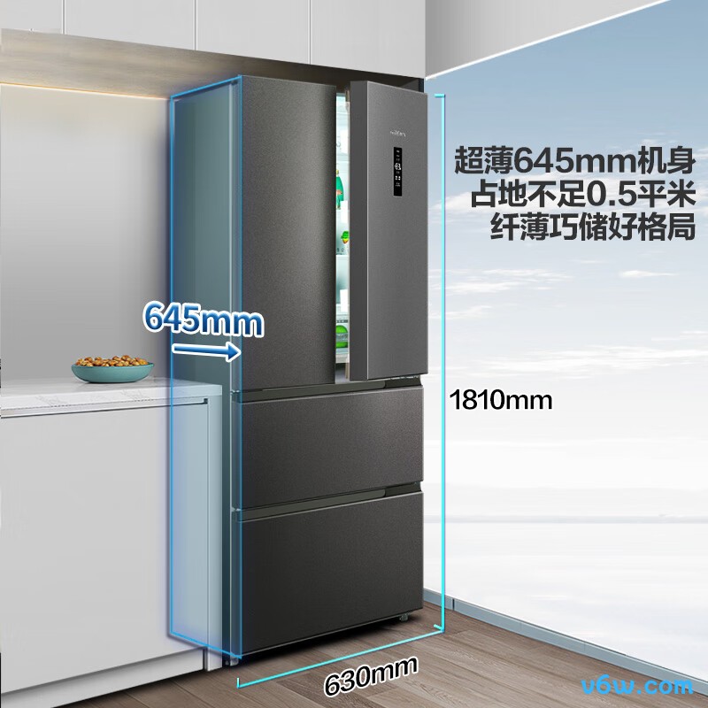 新飞BCD-310WK7CT冰箱图片