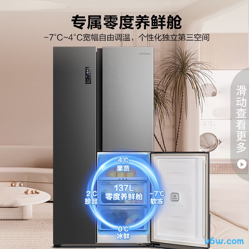 容声BCD-515WD18HPA冰箱图片