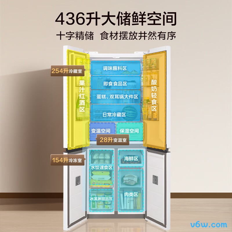 美的MR-457WUSPZE冰箱图片