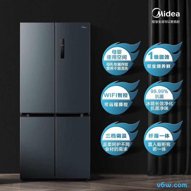 美的BCD-513WTPZM(E)