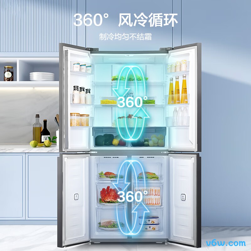 容声BCD-465WD18FP冰箱图片