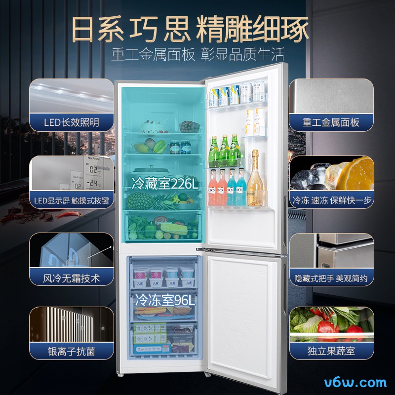 松下NR-EB32S1-S冰箱图片