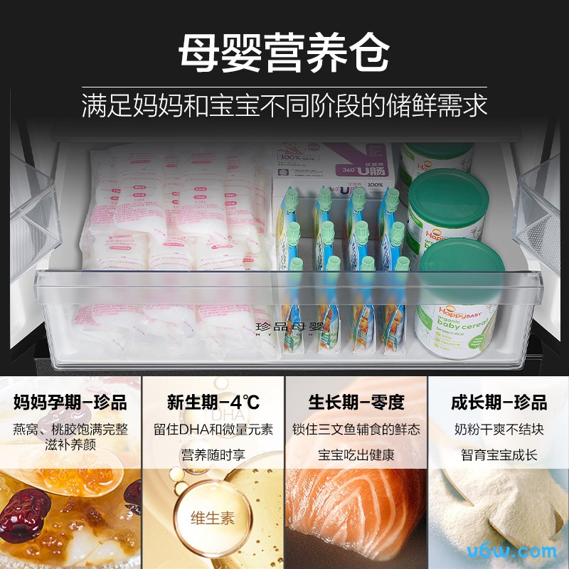 海尔BCD-545WFPB冰箱图片