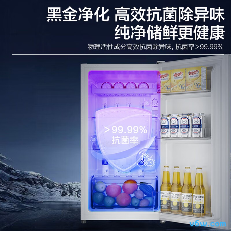 海尔BC-90GHSDE0W9冰箱图片