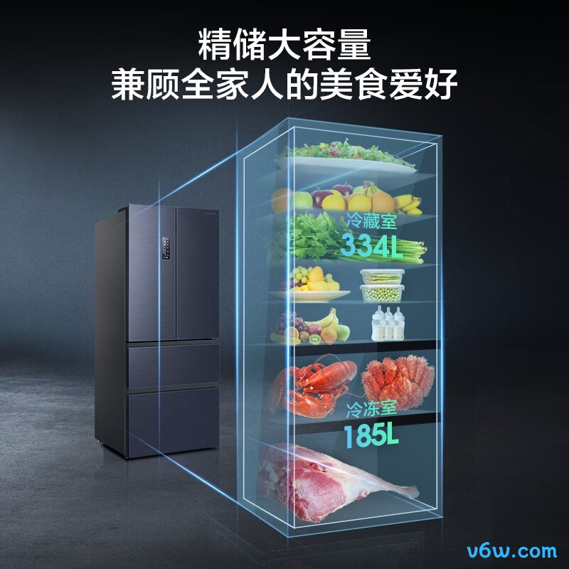 容声BCD-519WD19MP冰箱图片