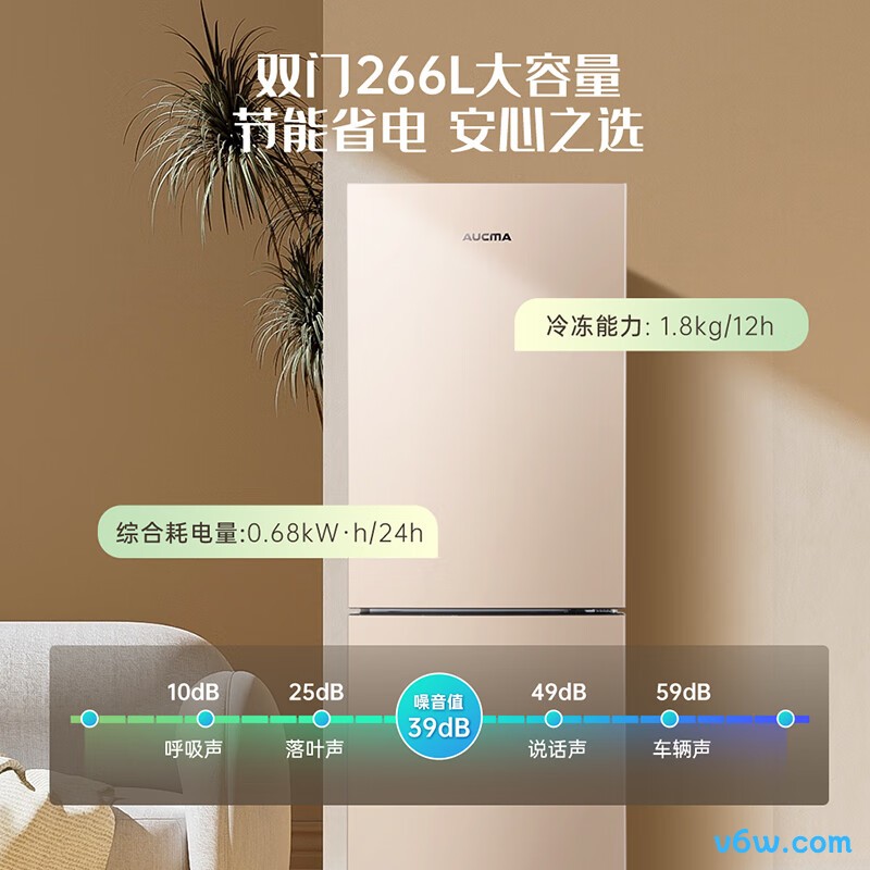 澳柯玛BCD-226WH冰箱图片