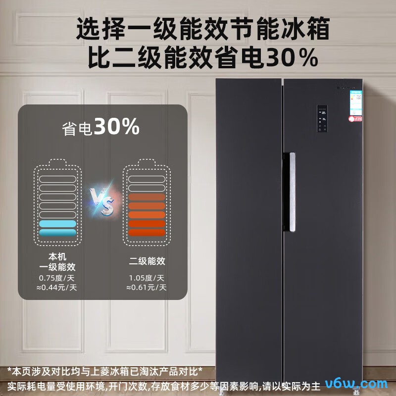 上菱BSE461PWL冰箱图片