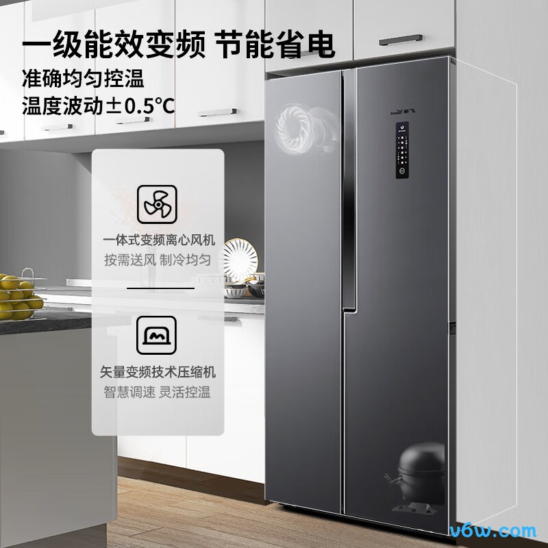 新飞BCD-450WK9ET冰箱图片