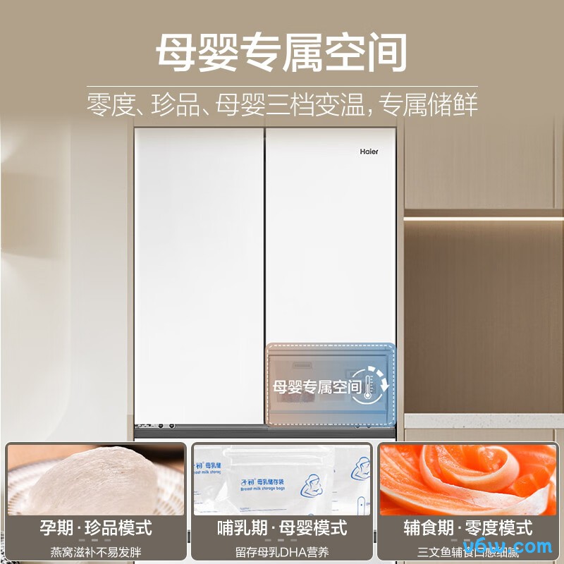 海尔BCD-460WGHFD4DW9U1冰箱图片