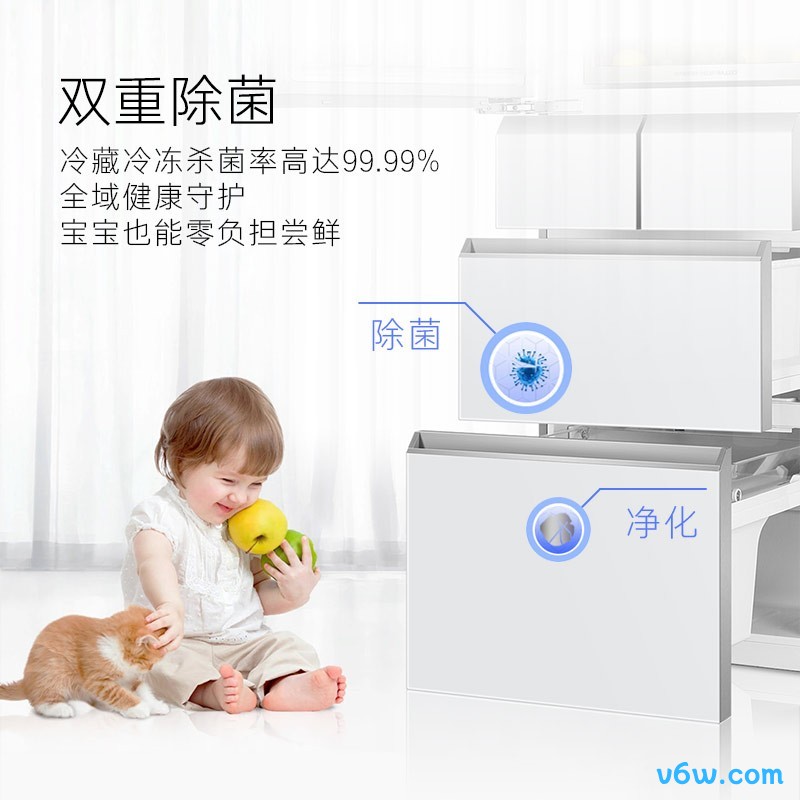 卡萨帝BCD-386WLCMDM4W1U1冰箱图片