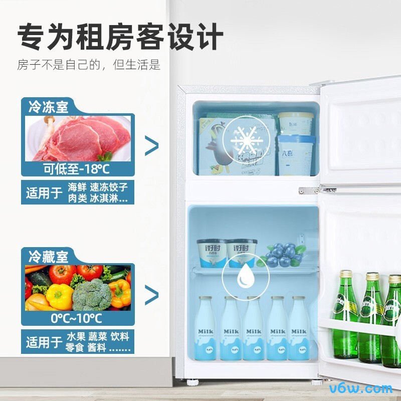 韩彩BCD-42A126冰箱图片