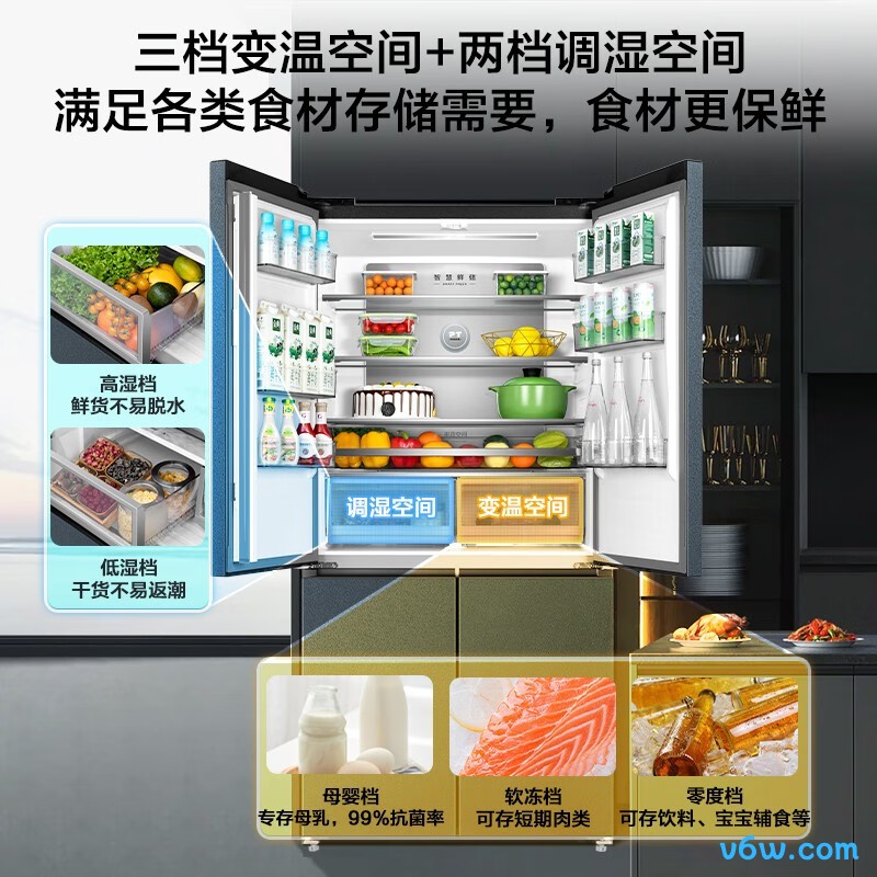 美的MR-569WUSPZE冰箱图片