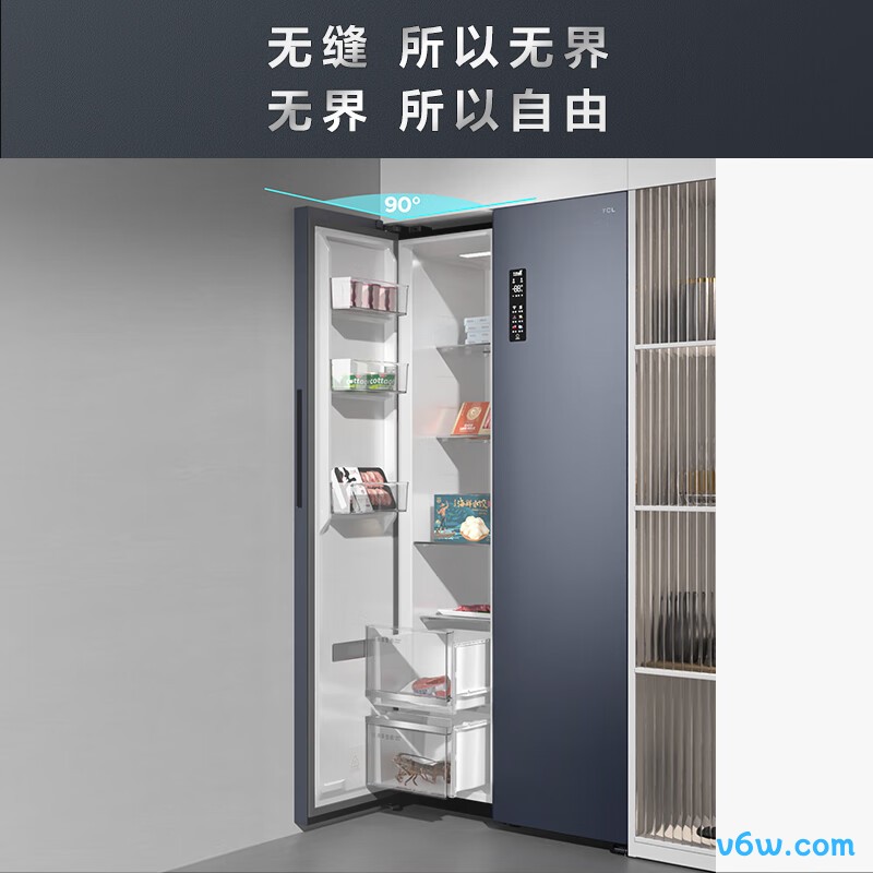 TCL-R618T9-SQ冰箱图片