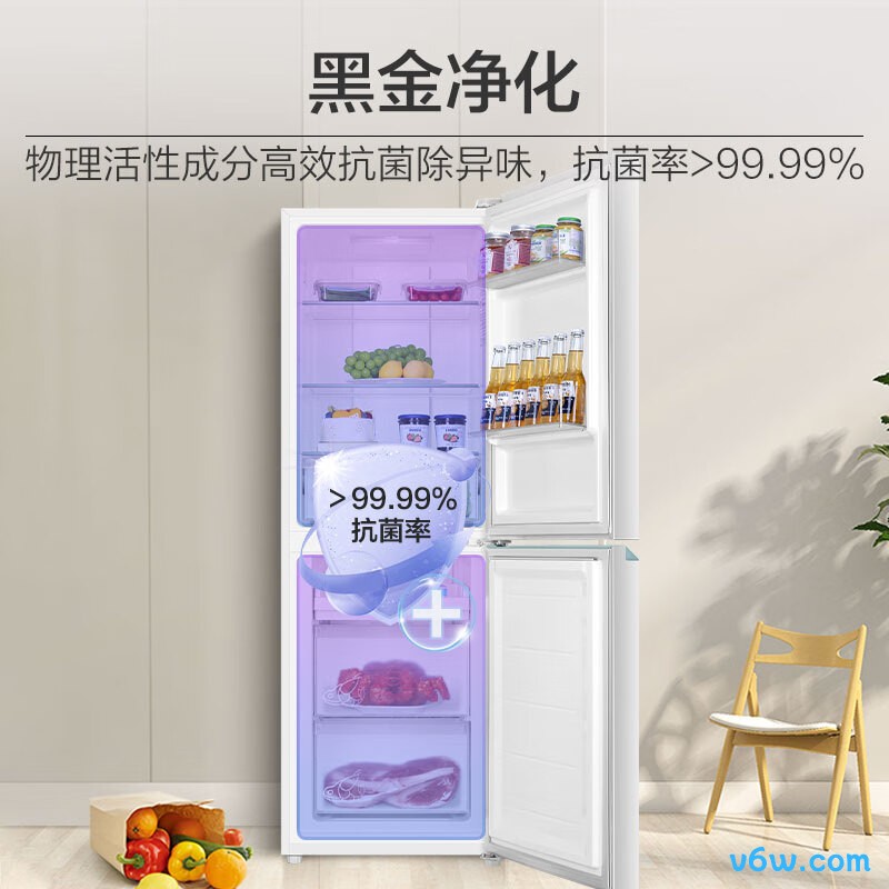 海尔BCD-200WGHC290WV冰箱图片