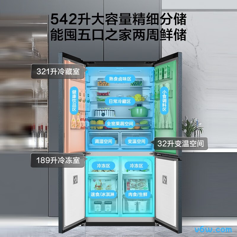 美的MR-569WUSPZE冰箱图片