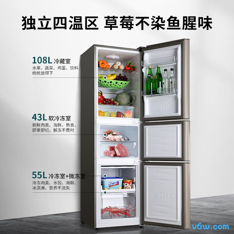 澳柯玛BCD-206NE冰箱图片