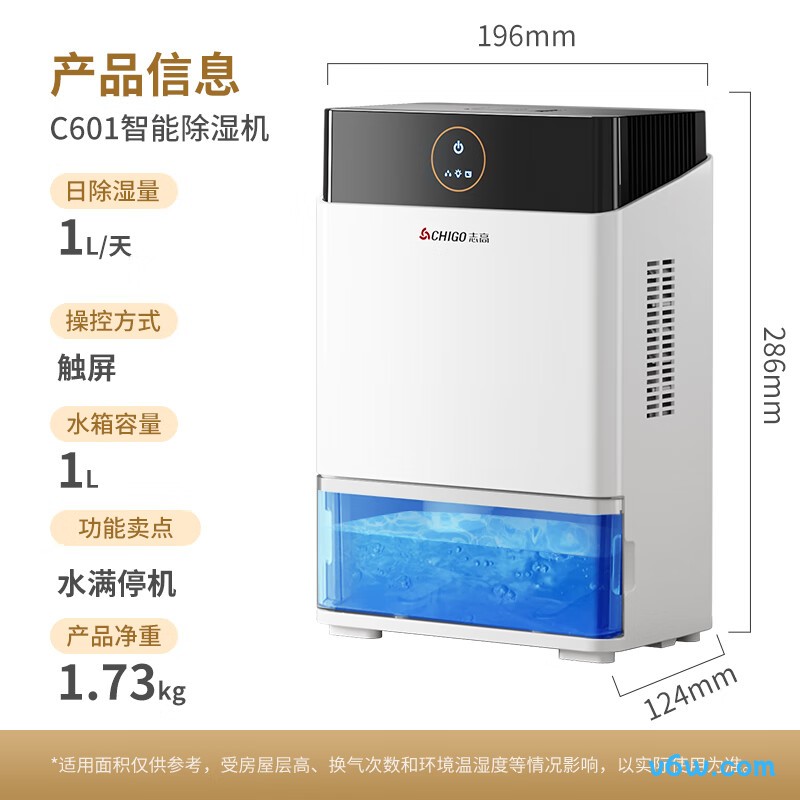 志高X86C-H除湿机图片