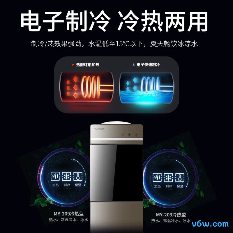 美菱MY-L209桶装饮水机图片