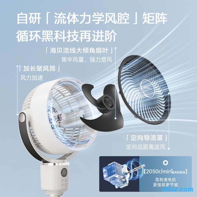 艾美特FA18-SR160落地扇图片