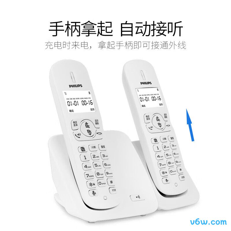 飞利浦DCTG186电话机图片