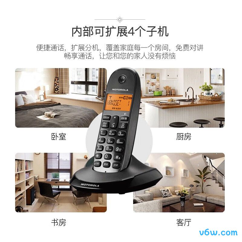 摩托罗拉C1001XC电话机图片
