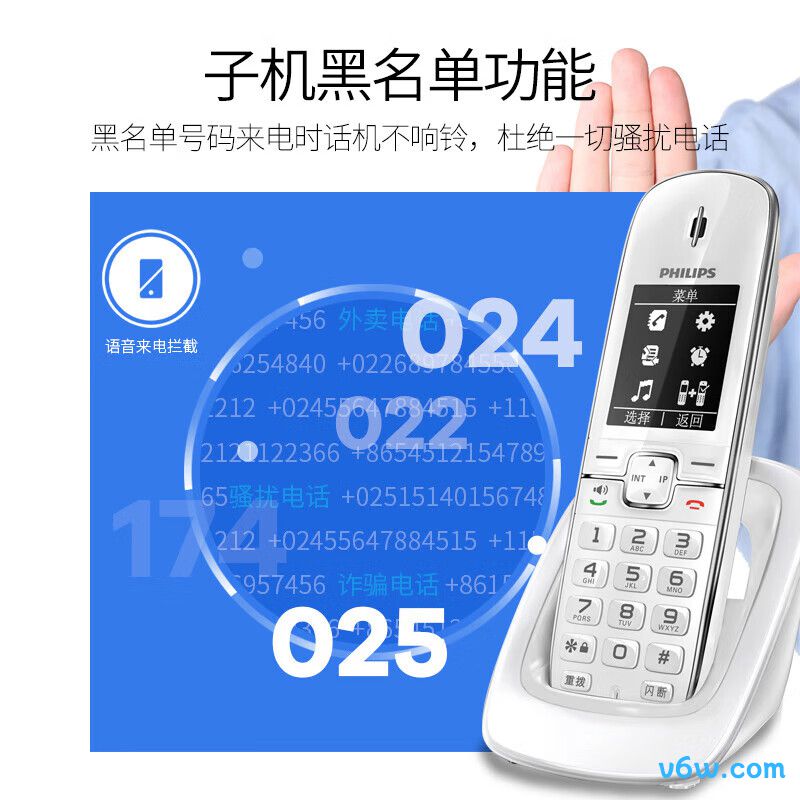 飞利浦DCTG496电话机图片